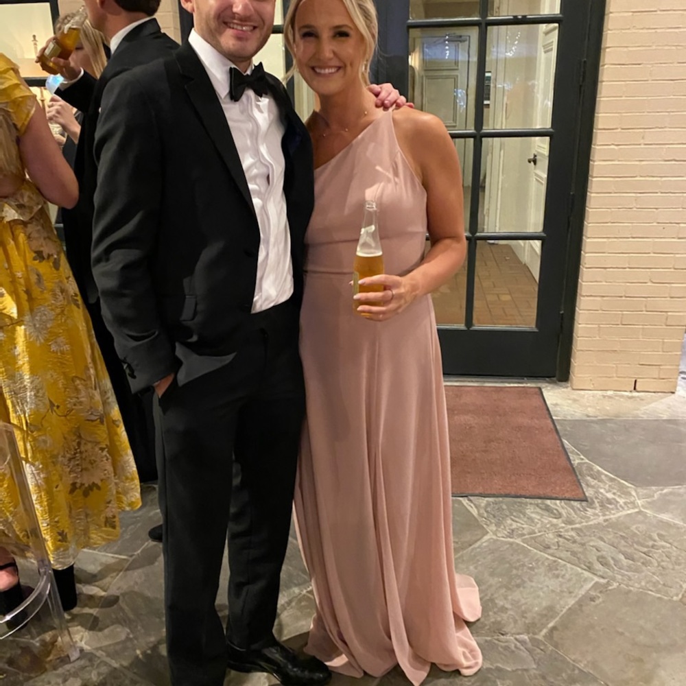 Jenny Yoo Kora Bridesmaid Dress in Whipped Apricot